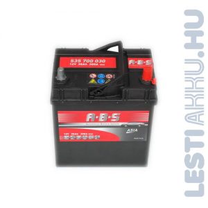 ABS ASIA Autó Akkumulátor 12V 35Ah 300A Japán Jobb+ (535700030)
