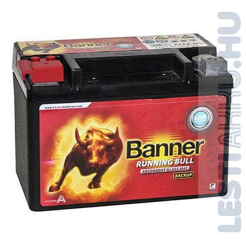 Banner Running Bull Back Up AGM Kiegészítő Akkumulátor 12V 9Ah Bal+ (50900)