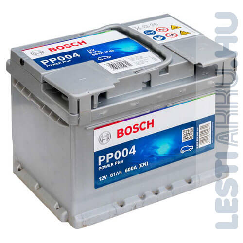 BOSCH Power Autó Akkumulátor 12V 60Ah 540A Alacsony Jobb+ (0092P00040)