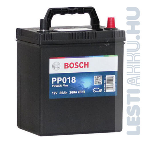 BOSCH Power Plus Autó Akkumulátor 12V 36Ah 360A Japán Jobb+ (0092PP0180)