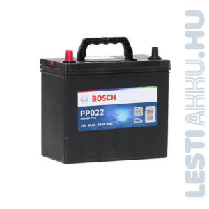 BOSCH Power Plus Autó Akkumulátor 12V 45Ah 330A Japán Bal+ (0092PP0220)