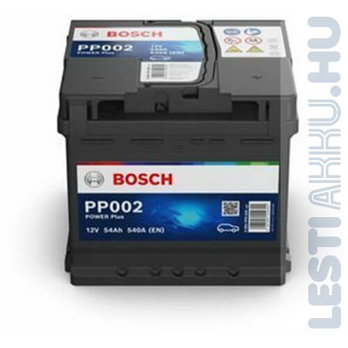 BOSCH Power Plus Autó Akkumulátor 12V 54Ah 540A Jobb+ (0092PP0020)