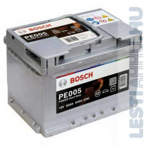 BOSCH Power Start Stop EFB Autó Akkumulátor 12V 60Ah 640A Jobb+ (0092PE0050)