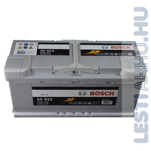 BOSCH Silver S5 Autó Akkumulátor 12V 110Ah 920A Jobb+ (0092S50150)
