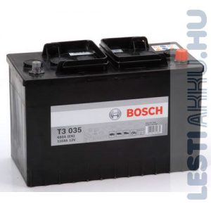 BOSCH T3 035 Teherautó Akkumulátor 12V 110Ah 680A IVECO Jobb+ (0092T30350)