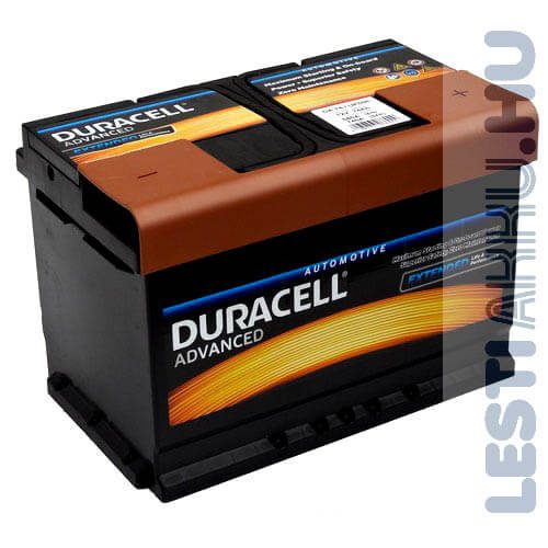Duracell Advanced Autó Akkumulátor 12V 74Ah 680A Jobb+