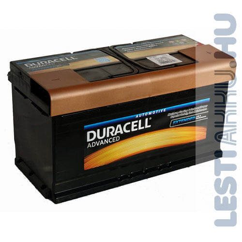 Duracell Advanced Autó Akkumulátor 12V 95Ah 780A Jobb+