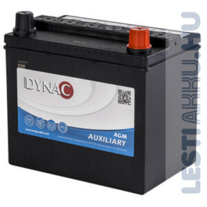 Dynac AGM Auxiliary Kiegészítő Akkumulátor TESLA 12V 30Ah Jobb+ (AUX U1)