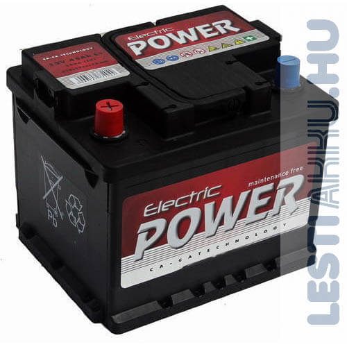 Electric Power Autó Akkumulátor 12V 45Ah 360A Bal+
