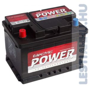 Electric Power Autó Akkumulátor 12V 55Ah 450A Bal+
