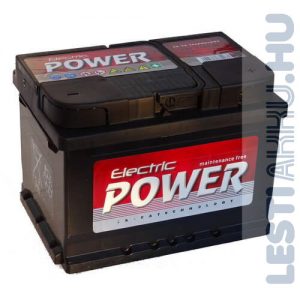 Electric Power Autó Akkumulátor 12V 55Ah 450A Jobb+