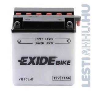 EXIDE Bike Motor Akkumulátor YB10L-B 12V 11Ah 130A Jobb+