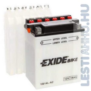 EXIDE Bike Motor Akkumulátor YB14L-A2 12V 14Ah 145A Jobb+