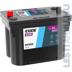 Exide Maxxima Start Stop Agm Orbital Auto Akkumulator 12v 50ah 800a Bal Ek508