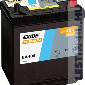 Exide Premium Auto Akkumulator 12v 40ah 350a Japan Jobb Ea406