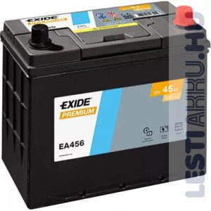 Exide Premium Auto Akkumulator 12v 45ah 390a Japan Jobb Ea456
