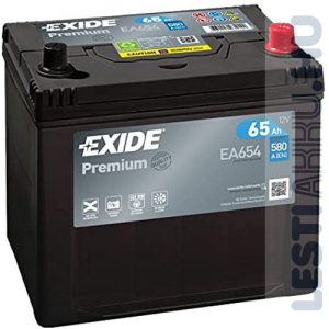 EXIDE Premium Autó Akkumulátor 12V 65Ah 580A Japán Jobb+ (EA654)