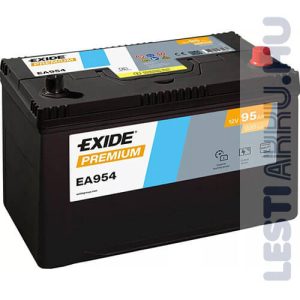 Exide Premium Auto Akkumulator 12v 95ah 800a Japan Jobb Ea954
