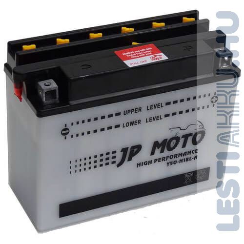 JP MOTO Motor Akkumulátor Y50-N18L-A 12V 20Ah 220A Jobb+