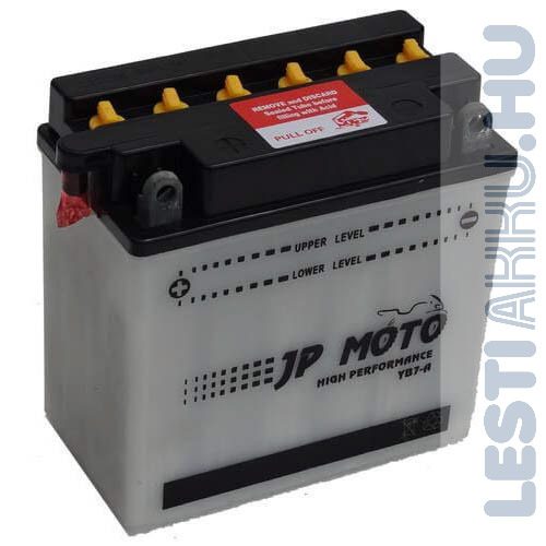 JP MOTO Motor Akkumulátor YB7-A 12V 8Ah 90A Bal+