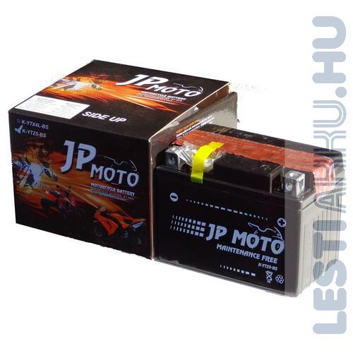 JP MOTO Motor Akkumulátor YTZ5-BS 12V 4Ah 45A Jobb+