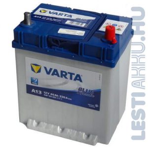 VARTA A13 Blue Dynamic Autó Akkumulátor 12V 40Ah 330A Kia Picanto Jobb+ (540125033)