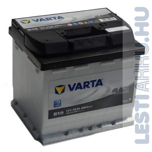 VARTA B19 Black Dynamic Autó Akkumulátor 12V 45Ah 400A Jobb+ (545412040)