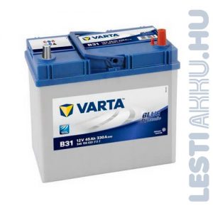 VARTA B31 Blue Dynamic Autó Akkumulátor 12V 45Ah 330A Japán Jobb+ (545155033)