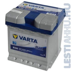 VARTA B36 Blue Dynamic Autó Akkumulátor 12V 44Ah 420A Punto Jobb+ (544401042)