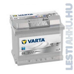VARTA C6 Silver Dynamic Autó Akkumulátor 12V 52Ah 520A Jobb+ (552401052)