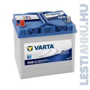 VARTA D48 Blue Dynamic Autó Akkumulátor 12V 60Ah 540A Japán Bal+ (560411054)