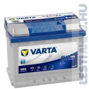 VARTA D53 Blue Dynamic EFB Autó Akkumulátor 12V 60Ah 560A Jobb+ (560500056) Kifutó