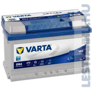 VARTA D54 Blue Dynamic EFB Autó Akkumulátor 12V 65Ah 650A Jobb+ (565500065)