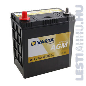 VARTA Dynamic AGM A12 Autó Akkumulátor 12V 35Ah Japán 340A Bal+ Toyota Auris 535902034K262