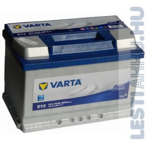 VARTA E12 Blue Dynamic Autó Akkumulátor 12V 74Ah 680A Bal+ (574013068)
