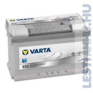 VARTA E38 Silver Dynamic Autó Akkumulátor 12V 74Ah 750A Jobb+ (574402075)