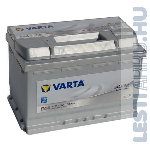 VARTA E44 Silver Dynamic Autó Akkumulátor 12V 77Ah 780A Jobb+ (577400078)