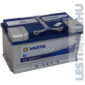 VARTA F17 Blue Dynamic Autó Akkumulátor 12V 80Ah 740A Alacsony Jobb+ (580406074)