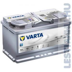 VARTA F21 Silver Dynamic AGM Autó Akkumulátor 12V 80Ah 800A Jobb+ (580901080)