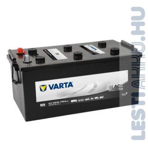 VARTA N5 Promotive Black Teherautó Akkumulátor 12V 220Ah 1150A Bal+ (720018115)
