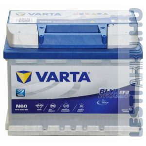 VARTA N60 Blue Dynamic EFB Autó Akkumulátor 12V 60Ah 640A Jobb+ (560500064)