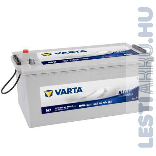 VARTA N7 Promotive Blue Teherautó Akkumulátor 12V 215Ah 1150A Bal+ (715400115)