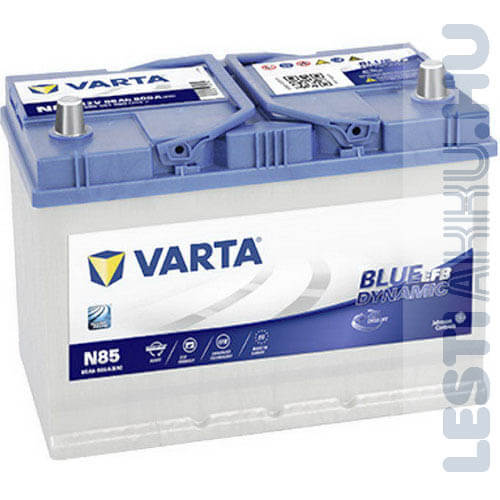 VARTA N85 Blue Dynamic EFB Autó Akkumulátor 12V 85Ah 800A Japán Jobb+ (585501080)