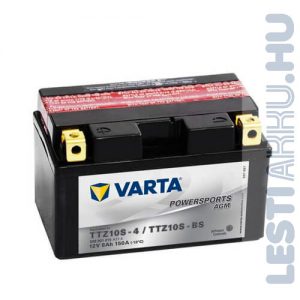VARTA Powersports AGM Motor Akkumulátor TTZ10S-4 (YTZ10S-BS) 12V 8Ah 150A Bal+ (508901015A514)