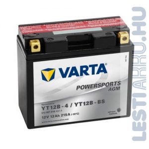 VARTA Powersports AGM Motor Akkumulátor YT12B-4 (YT12B-BS) 12V 10Ah 215A Bal+ (512901019A514)
