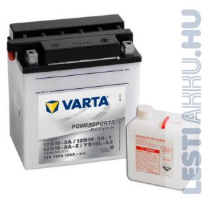 VARTA Powersports Freshpack Motor Akkumulátor YB10L-A2 (12N10-3A) 12V 11Ah 150A Jobb+ (511012009A514)
