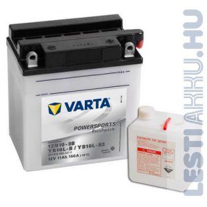 VARTA Powersports Freshpack Motor Akkumulátor YB10L-B (12N10-3B) 12V 11Ah 150A Jobb+ (511013009A514)