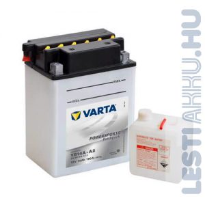 VARTA Powersports Freshpack Motor Akkumulátor YB14A-A2 12V 14Ah 190A Bal+ (514401019A514)