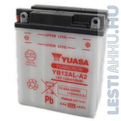 YUASA Motor Akkumulátor YB12AL-A2 12V 12