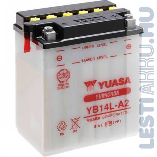 YUASA Motor Akkumulátor YB14L-A2 12V 14